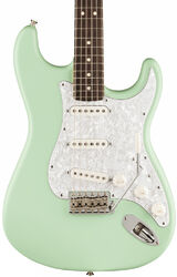 Str shape electric guitar Fender Cory Wong Stratocaster Ltd (USA, RW) - Surf green