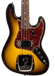 Solid body electric bass Fender Custom Shop 1964 Jazz Bass #R126513 - Closet classic 2-color sunburst