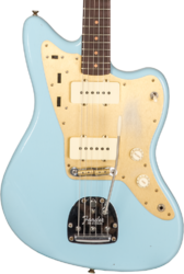Retro rock electric guitar Fender Custom Shop 1959 250k Jazzmaster #CZ576203 - Journeyman relic aged daphne blue