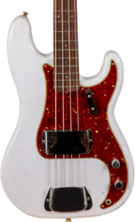 Solid body electric bass Fender Custom Shop 1960 Precision Bass #R140276 - Journeyman Relic White Blonde