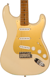 Str shape electric guitar Fender Custom Shop 1957 Stratocaster #R116646 - Lush closet classic vintage blonde