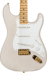Str shape electric guitar Fender Custom Shop 1957 Stratocaster #R125475 - Nos white blonde