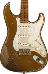 Str shape electric guitar Fender Custom Shop 1957 Stratocaster Masterbuilt Dale Wilson #CZ578116 - RELIC BRONZE