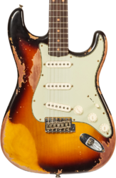 Custom Shop 1959 Stratocaster #CZ583182 - super heavy relic chocolate 3-color sunburst