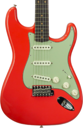 Str shape electric guitar Fender Custom Shop Vintage Custom 1959 Stratocaster #R147785 - Time Capsule Fiesta Red