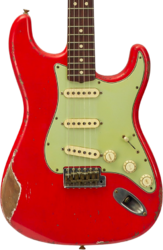 Custom Shop 1963 Stratocaster Masterbuilt Austin MacNutt #R144111 - Relic Fiesta red