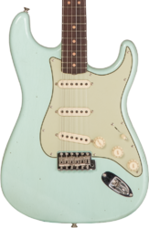 Str shape electric guitar Fender Custom Shop 1964 Stratocaster #CZ579859 - Journey Man Relic Aged Surf Green
