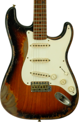 Str shape electric guitar Fender Custom Shop 1950s Stratocaster Masterbuilt Austin MacNutt #R132343 - Heavy Relic 2-Color Sunburst