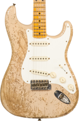 Str shape electric guitar Fender Custom Shop Red Hot Stratocaster #CZ584115 - Super Heavy Relic White Blonde