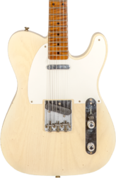 Tel shape electric guitar Fender Custom Shop 1955 Telecaster #CZ573416 - Journeyman relic nocaster blonde