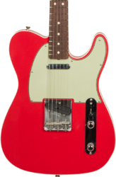Tel shape electric guitar Fender Custom Shop 1963 Telecaster #R127693 - Closet classic fiesta red