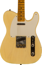 Tel shape electric guitar Fender Custom Shop Tomatillo Tele Journeyman Ltd #R109088 - Journeyman relic natural blonde