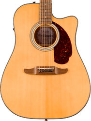 Folk guitar Fender California Deluxe Redondo CE - natural