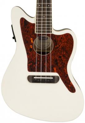 Ukulele Fender Fullerton Jazzmaster Uke (Concert) - Olympic white