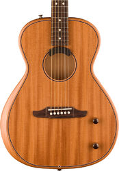 Electro acoustic guitar Fender Highway Series All-Mahogany Parlor - Natural satin matte