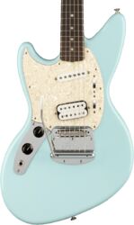 Left-handed electric guitar Fender Jag-Stang Kurt Cobain Gaucher - Sonic blue