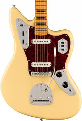 Retro rock electric guitar Fender Vintera II '70s Jaguar (MEX, MN) - Vintage white