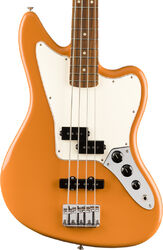 Solid body electric bass Fender Player Jaguar Bass (MEX, MN) - Capri orange