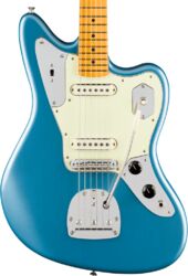 Retro rock electric guitar Fender American Professional Classic Jaguar (USA, MN) - Faded Lake Placid Blue