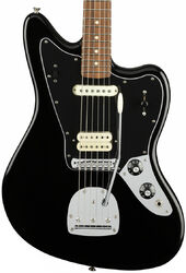 Retro rock electric guitar Fender Player Jaguar (MEX, PF) - Black