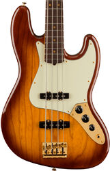 Solid body electric bass Fender 75th Anniversary Commemorative Jazz Bass Ltd (USA, MN) - 2-color bourbon burst