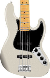 Solid body electric bass Fender Player II Modified Active Jazz Bass V 5-String (MEX, MN) - Olympic pearl