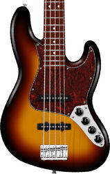 Solid body electric bass Fender Player II Modified Active Jazz Bass V 5-String (MEX, RW) - 3-color sunburst