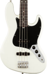 Solid body electric bass Fender American Performer Jazz Bass (USA, RW) - Arctic white