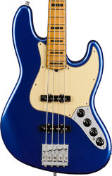 Solid body electric bass Fender American Ultra Jazz Bass (USA, MN) - Cobra blue