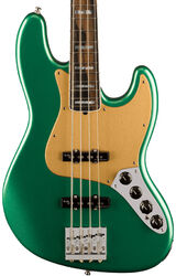 Solid body electric bass Fender American Ultra Jazz Bass Ltd (USA, EB) - Mystic pine green