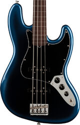 Solid body electric bass Fender American Professional II Jazz Bass Fretless (USA, RW) - Dark night