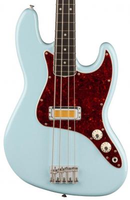 Solid body electric bass Fender Gold Foil Jazz Bass (MEX, EB) - Sonic blue