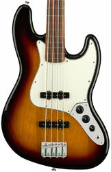 Solid body electric bass Fender Player Jazz Bass Fretless (MEX, PF) - 3-color sunburst