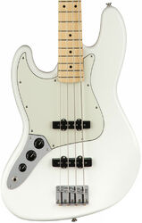 Solid body electric bass Fender Player Jazz Bass Left Hand (MEX, MN) - Polar white