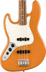 Solid body electric bass Fender Player Jazz Bass Left Hand (MEX, PF) - Capri orange