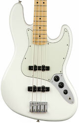 Solid body electric bass Fender Player Jazz Bass (MEX, MN) - Polar white