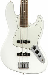 Solid body electric bass Fender Player Jazz Bass (MEX, PF) - Polar white
