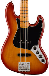Solid body electric bass Fender Player Plus Jazz Bass (MEX, PF) - Sienna sunburst