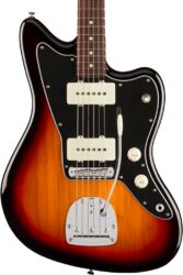 Retro rock electric guitar Fender American Professional Classic Jazzmaster (USA, RW) - 3-Color Sunburst