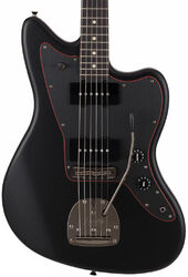 Retro rock electric guitar Fender Made in Japan Hybrid II Jazzmaster - Satin black