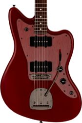 Retro rock electric guitar Fender Made in Japan Hybrid II Jazzmaster Ltd - Matte Inferno Red
