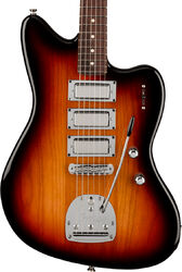 Retro rock electric guitar Fender Parallel Universe Volume II Spark-O-Matic Jazzmaster (USA, RW) - 3-color sunburst