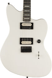 Retro rock electric guitar Fender Jim Root Jazzmaster V4 (MEX, EB) - Artic white