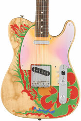 Tel shape electric guitar Fender Jimmy Page Telecaster Dragon Ltd (MEX, RW) - Natural