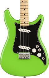 Str shape electric guitar Fender Player Lead II (MEX, MN) - Neon green
