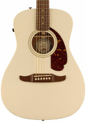 Electro acoustic guitar Fender Malibu Player 2023 - Olympic white