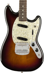 Retro rock electric guitar Fender American Performer Mustang (USA, RW) - 3-color sunburst
