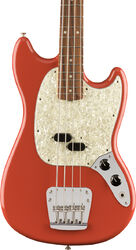 Electric bass for kids Fender Vintera 60's Mustang Bass (MEX, PF) - Fiesta red