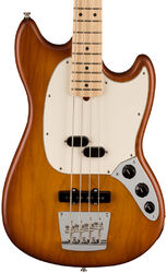 Solid body electric bass Fender American Performer Mustang Bass Ltd (USA, RW) - Honey burst satin