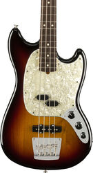 Electric bass for kids Fender American Performer Mustang Bass (USA, RW) - 3-color sunburst
